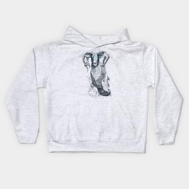 Kraken Ovis Kids Hoodie by pakowacz